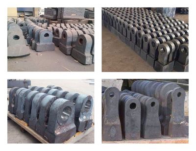 破碎機錘頭材質(zhì)都有哪些?